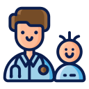 Icon of nurse and child